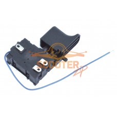 Выключатель в сборе JV06-1B, 4-12 A/24 VDC-5E4 для аккумуляторной дрели ИНТЕРСКОЛ ДА-10/14.4ЭР, ДА-10/18ЭР