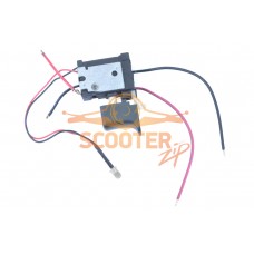 Выключатель JINYUAN JV08-1B, 5-15A/24VDC-5E4 для аккумуляторной дрели ИНТЕРСКОЛ ДА-10/12М1, ДА-10/12М3, ДА-10/14.4М3, ДА-13/18М3