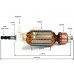 Ротор (Якорь) ИНТЕРСКОЛ ДУ-650 (L-154.5 мм, D-35 мм, 4 зуба, наклон влево)