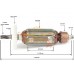 Ротор (Якорь) ИНТЕРСКОЛ МП-100Э, МП-100/700Э (L-150 мм, D-35 мм, 5 зубов, наклон вправо)