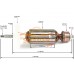Ротор (Якорь) ИНТЕРСКОЛ УШМ-125/1100 (L-173 мм, D-35 мм, резьба М5.5 (шаг 1.0 мм))