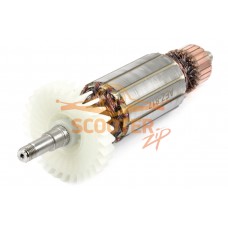 Ротор (Якорь) ИНТЕРСКОЛ УШМ-125/1000, FELISATTI AG125/1100 (L-172.5 мм, D-35 мм, резьба М8 (шаг 1.0 мм))